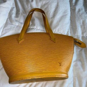 Louis Vuitton purse vintage yellow